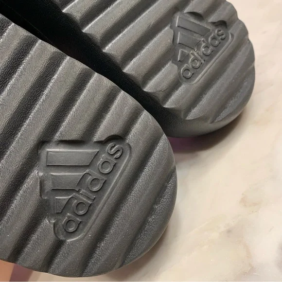 adidas Black Slide Sandals - Picture 9 of 10